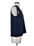 CeCe 100% Polyester Blue Short Sleeve Top Size S - photo 4