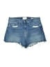 FRAME Blue Denim Shorts Size 28 waist - photo 1