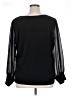 Calvin Klein Black 3/4 Sleeve Blouse Size 1X - photo 2