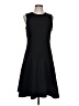 Gap Solid Black Casual Dress Size 12 - photo 1