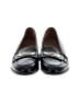 27 EDIT 100% Leather Black Flats Size 6 1/2 - photo 2