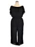 Xhilaration Solid Black Jumpsuit Size XL - photo 1