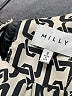 Milly 100% Polyester Graphic Black Casual Dress Size 8 - photo 7