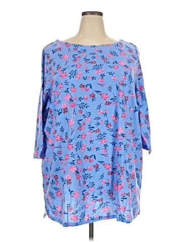 Woman Within 3/4 Sleeve Blouse (view 1)