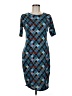 Lularoe Argyle Blue Cocktail Dress Size M - photo 1