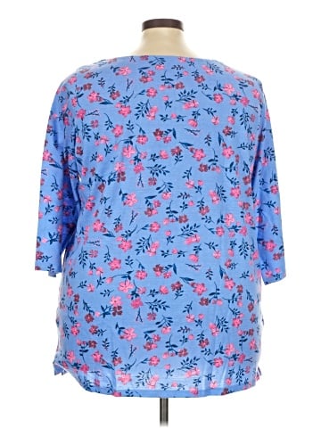Woman Within 3/4 Sleeve Blouse (view 2)