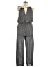Sanctuary 100% Polyester Chevron-herringbone Gray Jumpsuit Size XL - photo 2