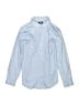 Lands' End 100% Cotton Blue Long Sleeve Button-Down Shirt Size 12 - photo 1