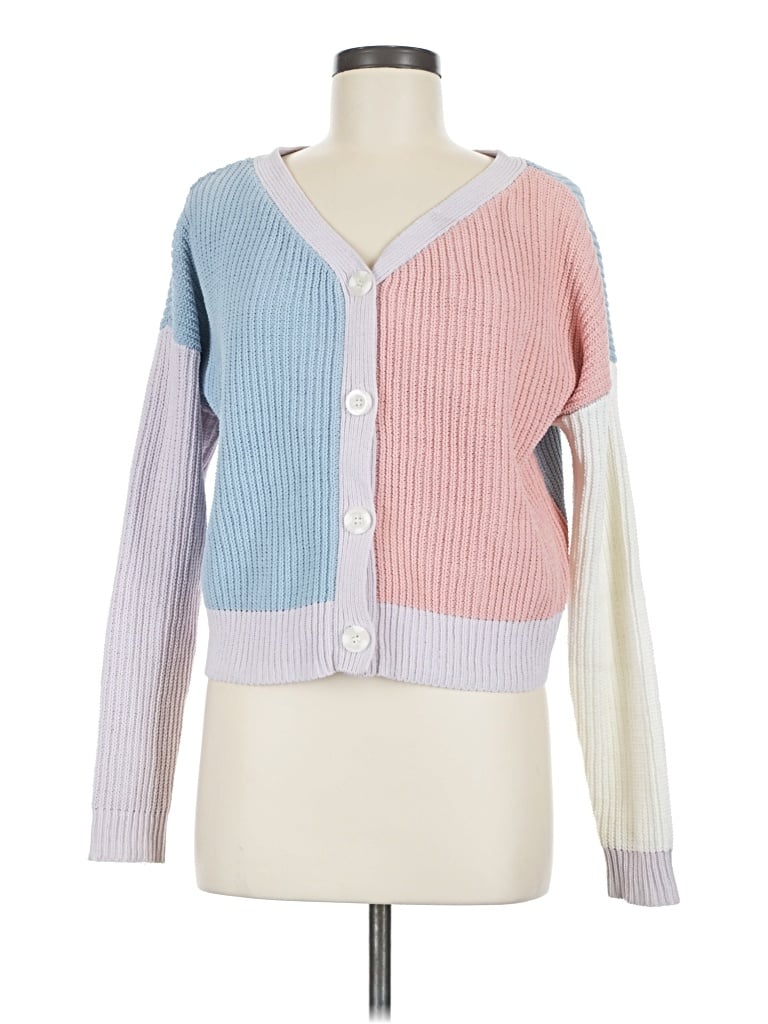 Pre-owned Moon & Madison Cardigan Sweater In Blue