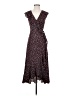 Max Studio Polka Dots Burgundy Casual Dress Size S - photo 1
