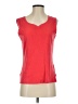 MING WANG Red Sleeveless T-Shirt Size S - photo 1
