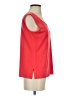 MING WANG Red Sleeveless T-Shirt Size S - photo 4