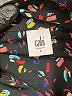 CAbi 100% Polyester Print Black Long Sleeve Blouse Size L - photo 7