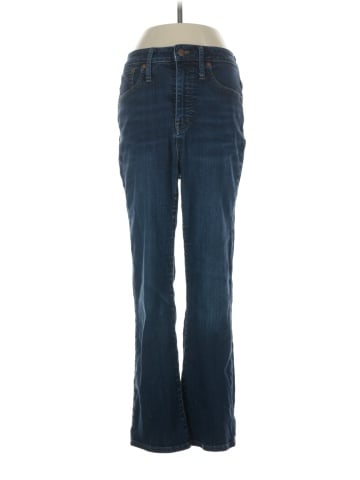 Madewell Curvy Cali Demi-Boot Jeans in Larkspur Wash: TENCEL&trade; Denim Edition (view 1)
