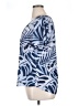 Tribal Blue Short Sleeve Blouse Size 1X - photo 5