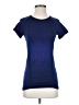 Athleta Polka Dots Blue Short Sleeve T-Shirt Size S - photo 1