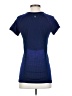 Athleta Polka Dots Blue Short Sleeve T-Shirt Size S - photo 2