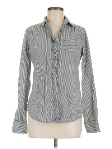 American Eagle Outfitters Long Sleeve Button-Down Shirt (view 1)