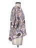 Easel 100% Rayon Paisley Purple Short Sleeve Blouse Size S - photo 4