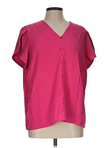 Fashion Short Sleeve Blouse (view 1)