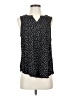 Croft & Barrow 100% Rayon Polka Dots Black Sleeveless Blouse Size S - photo 1