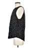 Croft & Barrow 100% Rayon Polka Dots Black Sleeveless Blouse Size S - photo 5