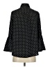 Davi & Dani 100% Polyester Polka Dots Black 3/4 Sleeve Blouse Size S - photo 2