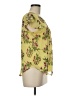 OLM Yellow Short Sleeve Blouse Size M - photo 4