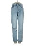 On Twelfth 100% Cotton Hearts Blue Jeans Size 25 waist - photo 1