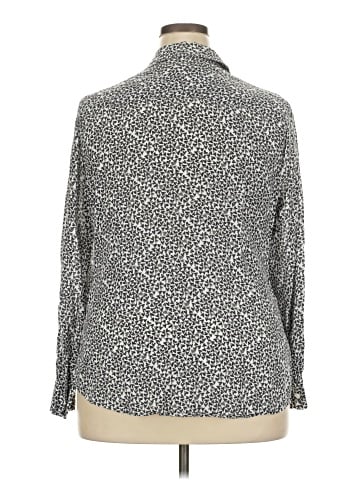 Foxcroft Long Sleeve Button-Down Shirt (view 2)