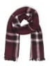 Unbranded Plaid Burgundy Scarf One size - photo 1