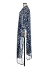 LC Lauren Conrad 100% Polyester Blue Kimono One size - photo 5