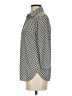 Max Studio Houndstooth Gray 3/4 Sleeve Blouse Size S - photo 5