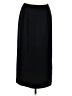 Positive Attitude 100% Polyester Solid Black Formal Skirt Size 8 - photo 1