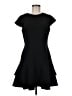 Eliza J Solid Black Cocktail Dress Size 8 - photo 1