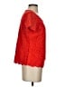 Talbots 100% Cotton Red Short Sleeve Top Size 4 - photo 4