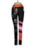 Splish Graphic Black Active Pants Size S - photo 1