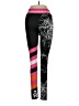 Splish Graphic Black Active Pants Size S - photo 2