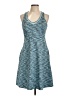 MPG Tweed Teal Casual Dress Size L - photo 1