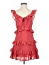 Lovers + Friends 100% Polyester Red Cocktail Dress Size S - photo 1
