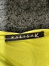 Marisa K 100% Silk Yellow Short Sleeve Top Size L - photo 7