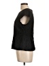 Halogen Black Short Sleeve Top Size L - photo 5
