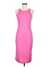Pink Lily Solid Pink Cocktail Dress Size M - photo 1