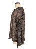 Octavia 100% Polyester Brown Long Sleeve Blouse Size L - photo 5