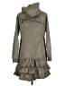 Idra 100% Cotton Green Trenchcoat Size 12 - photo 2