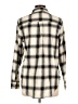 Old Navy 100% Cotton Plaid Ivory Long Sleeve Button-Down Shirt Size L - photo 2