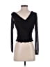 Free People Black Long Sleeve Top Size S - photo 2