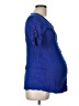 Rumor Has It! - Maternity 100% Rayon Blue Short Sleeve Top Size M - photo 4