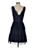 BCBGMAXAZRIA 100% Polyester Blue Cocktail Dress Size S - photo 2