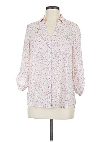 Iz Byer 3/4 Sleeve Button-Down Shirt (view 1)